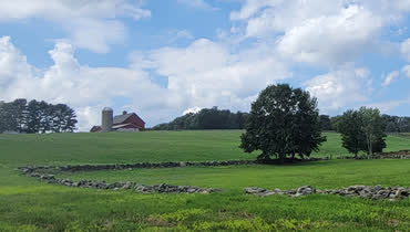 Aerial view of Bolton, Connecticut